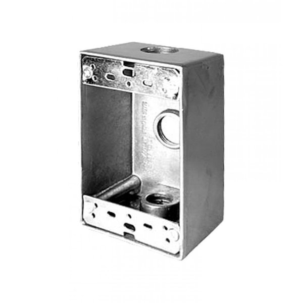 American Imaginations Electrical Box, Rectangular Box, Aluminum, Rectangular AI-35055